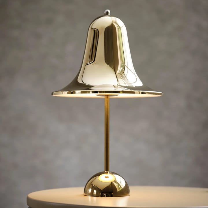 Przenośna lampa stołowa Pantop 30 cm - Shiny brass - Verpan