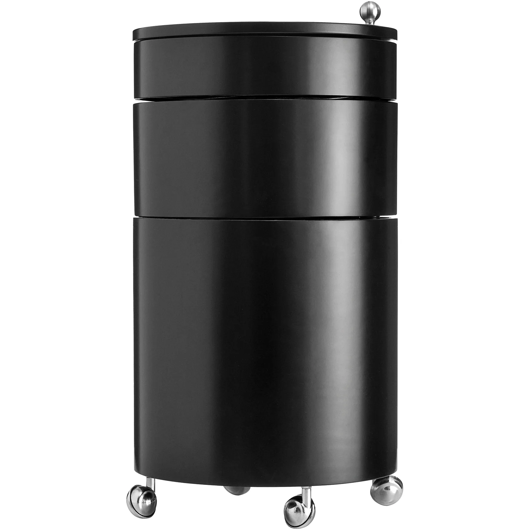 Stół na kółkach Barboy, Czarny Verpan
