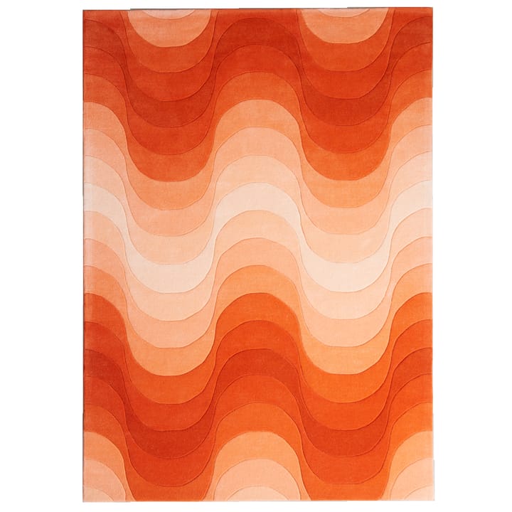 Wave dywan 170x240 cm - Orange - Verpan