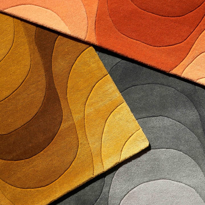 Wave dywan 170x240 cm, Żółty Verpan