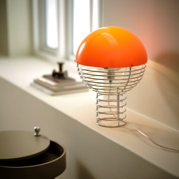 Wire lampa stołowa Ø30 cm - Chromowo-pomarańczowy - Verpan
