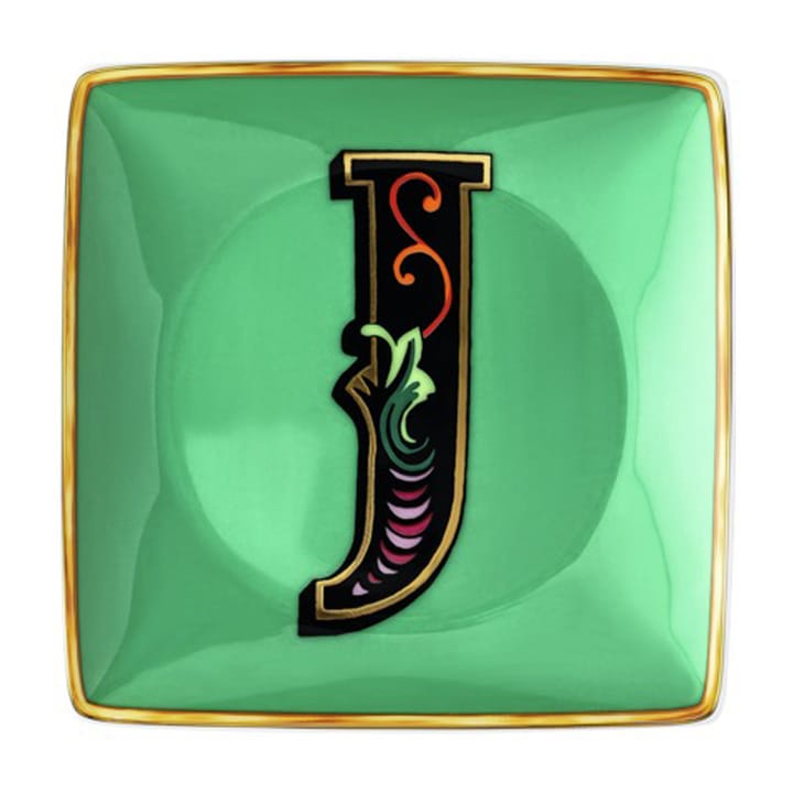 Półmisek Versace Holiday Alphabet 12 cm - J - Versace
