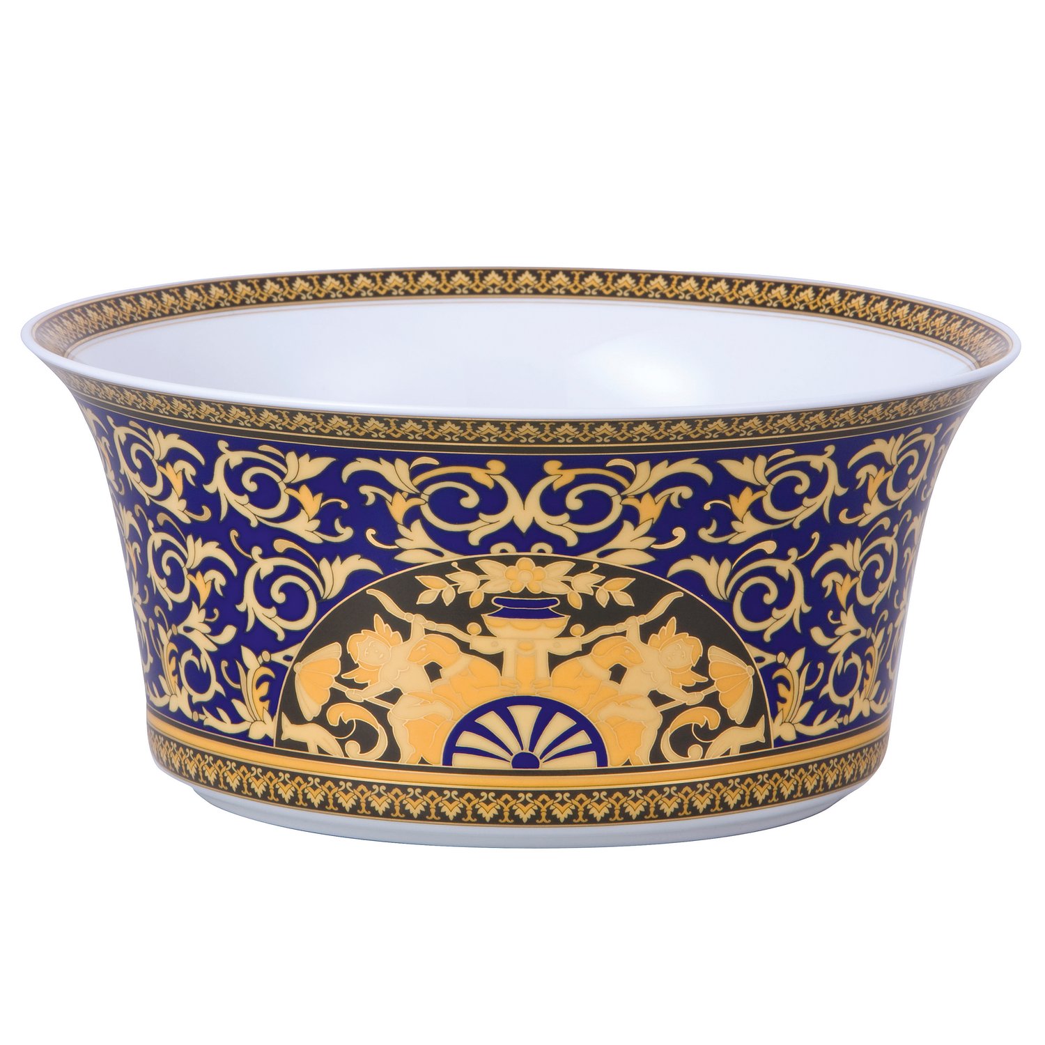 Versace Versace Medusa Blue miska do sałatek Duży | Skandynawski Design | Misy sałatkowe | Niebieski
