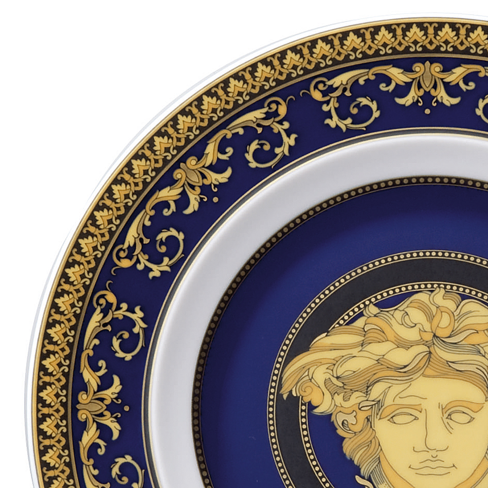 Versace Medusa Blue półmisek | Versace → NordicNest.pl