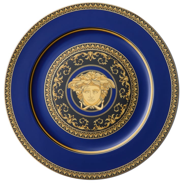 Versace Medusa Blue talerz - 33 cm - Versace