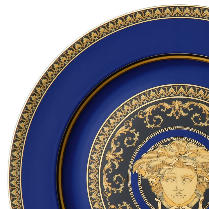 Versace Medusa Blue talerz - 33 cm - Versace