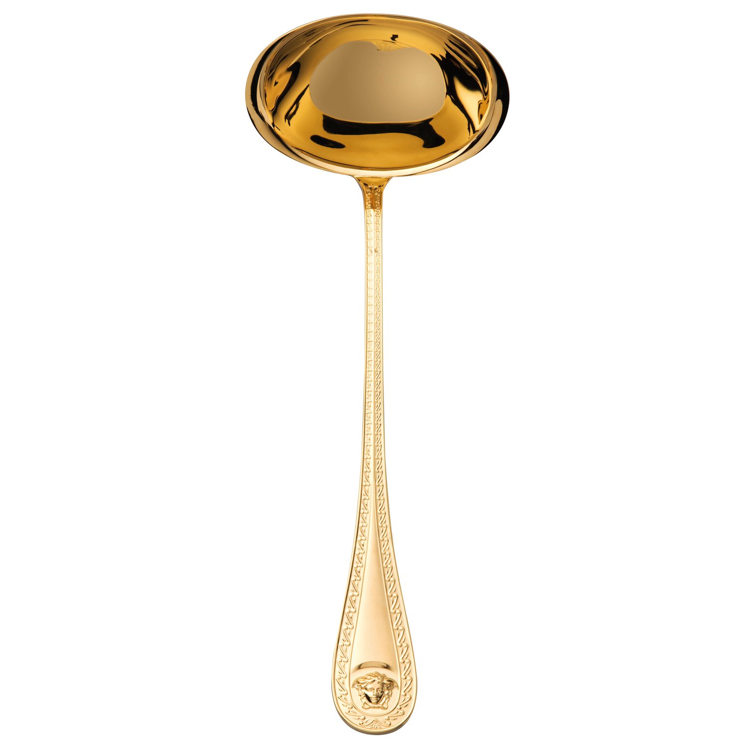 Versace Versace Medusa chochla do zupy Pozłacany | Skandynawski Design | Sztućce do serwowania | Złoty kolor