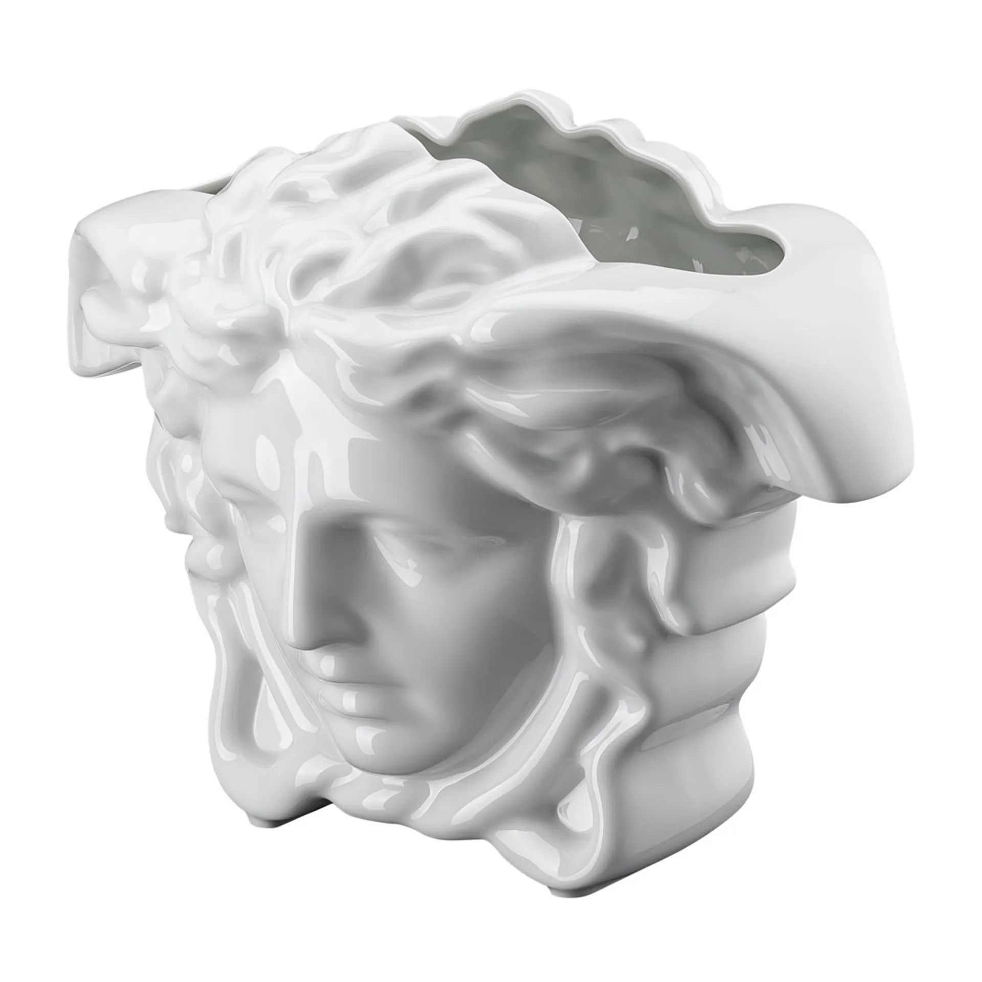 Wazon Versace Medusa Grande 21 cm, Biały Versace