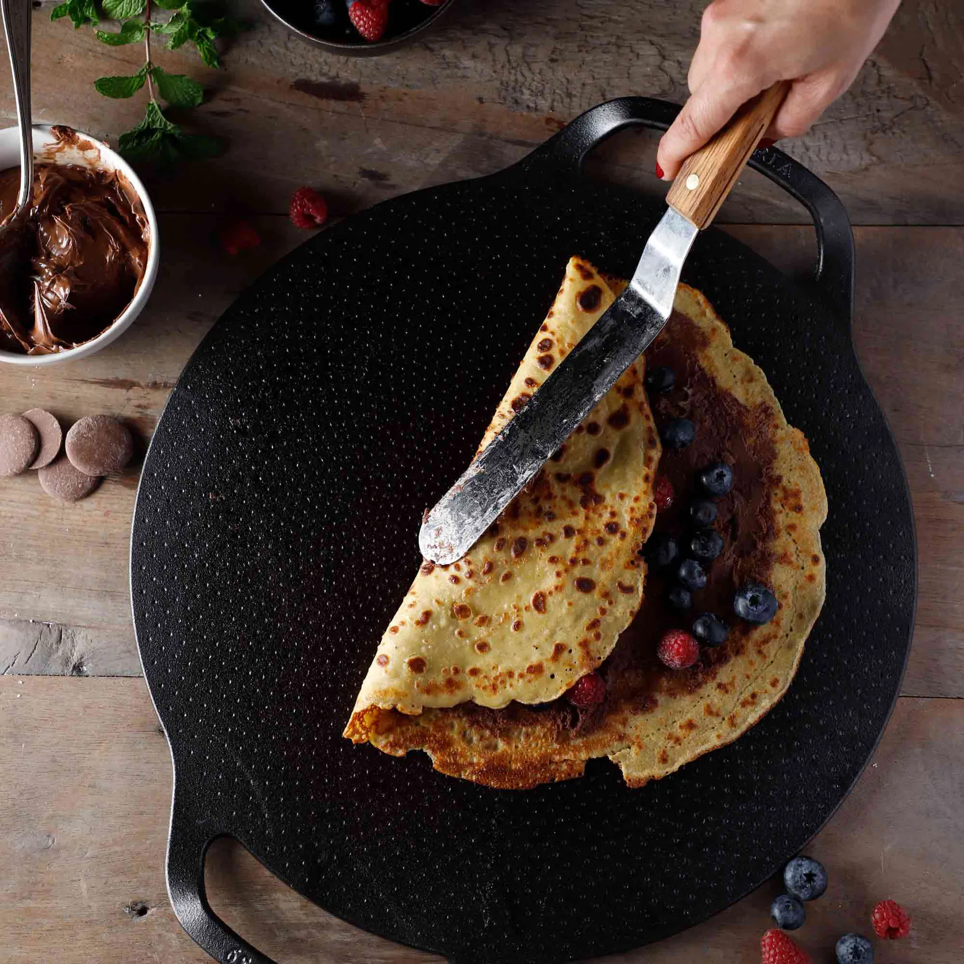 Kamień do pizzy Victoria Ø38 cm, Czarny Victoria