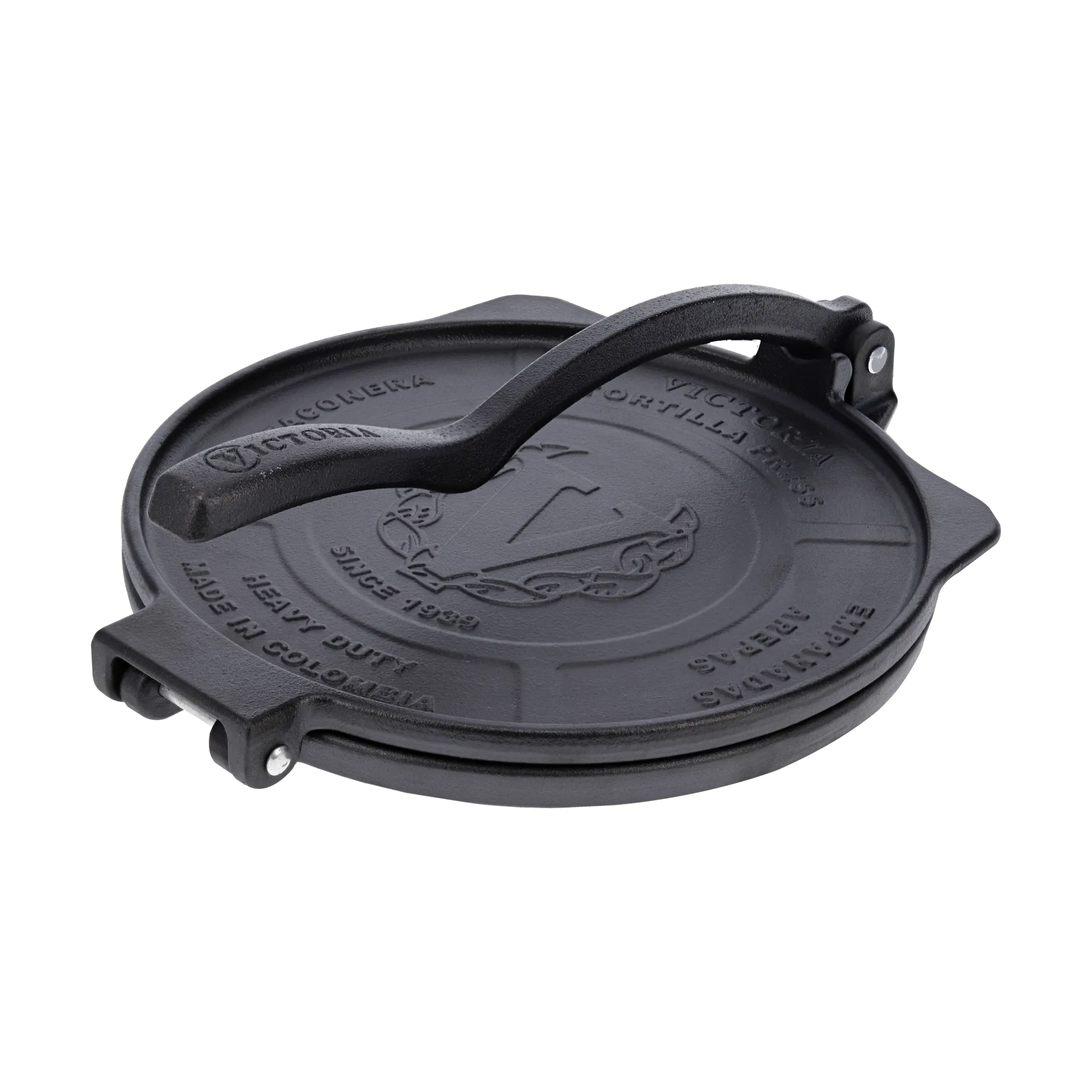 Prasa do tortilli Heavy Duty Ø25 cm, Czarny, żeliwny Victoria