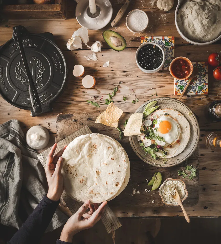 Prasa do tortilli Heavy Duty Ø25 cm, Czarny Victoria