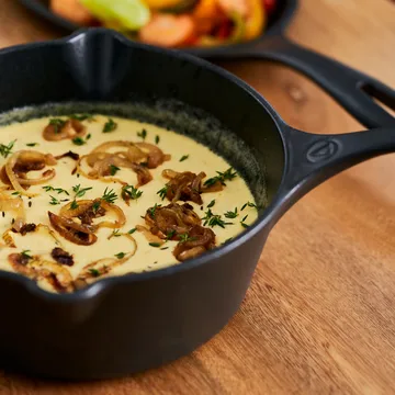 Rondel żeliwny Ø22 cm - Czarny matowy - Victoria