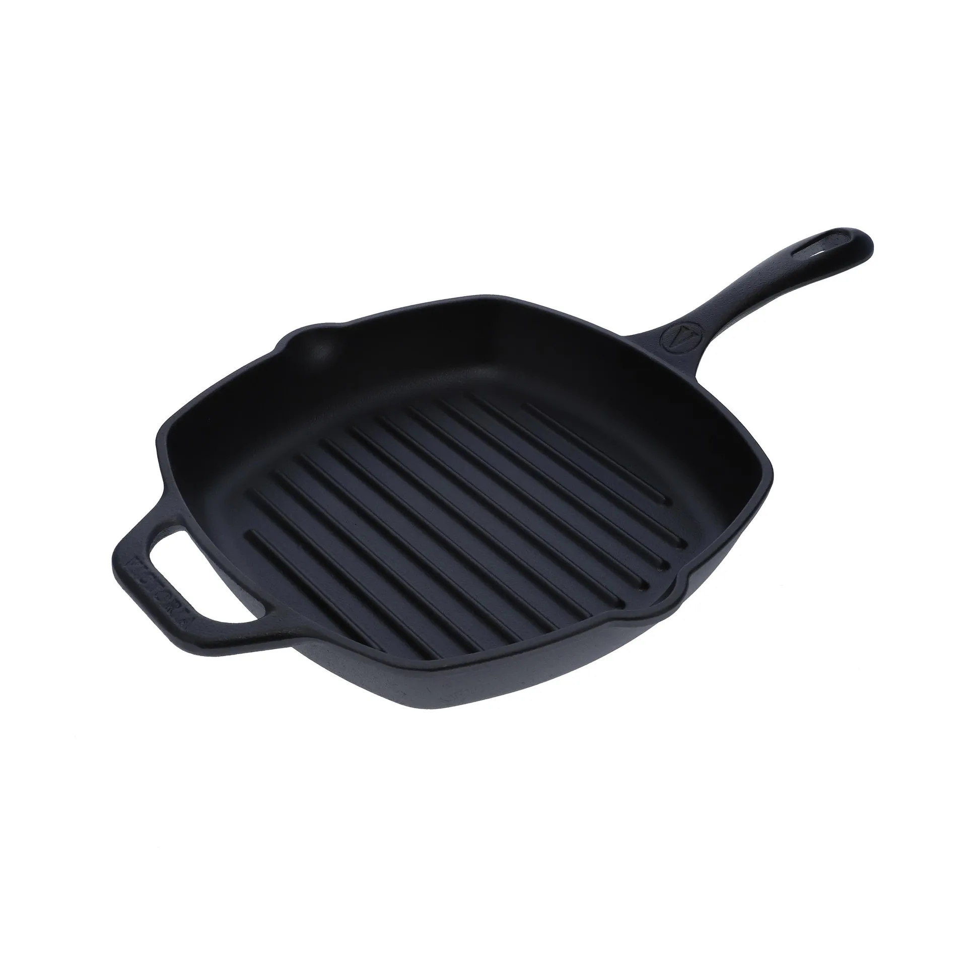 Victoria kwadratowa patelnia grillowa żeliwna, pre-seasoned, 44,1x28,4 cm Victoria