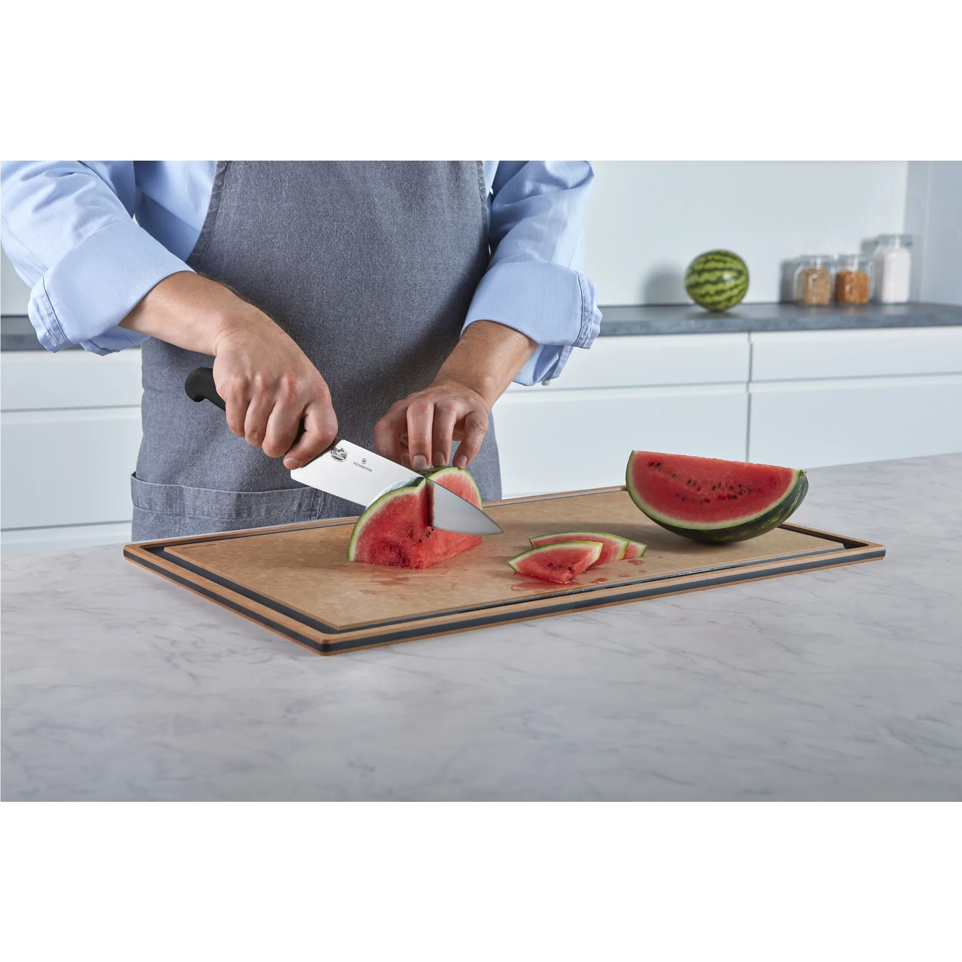 Fibrox nóż szefa kuchni ekstra szeroki 20 cm, Stal nierdzewna Victorinox