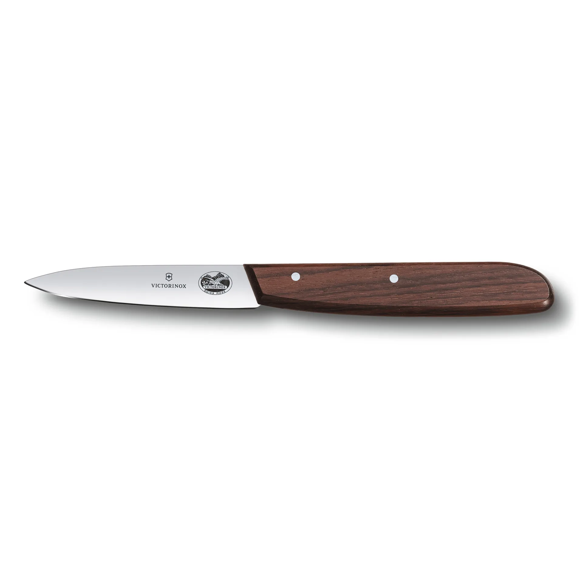 Nóż do obierania ząbkowany Wood 8 cm, Stal nierdzewna - klon Victorinox