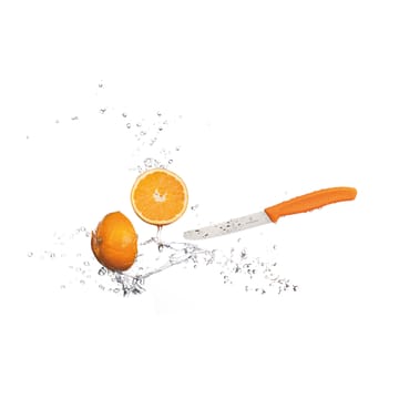 Swiss Classic nóż do pomidorów/kiełbasy 11 cm - pomarańczowy - Victorinox