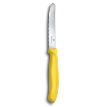 Swiss Classic nóż do pomidorów/kiełbasy 11 cm - Żółty - Victorinox