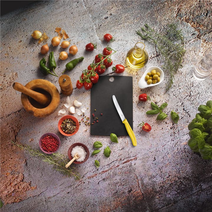 Swiss Classic nóż do pomidorów/kiełbasy 11 cm - Żółty - Victorinox