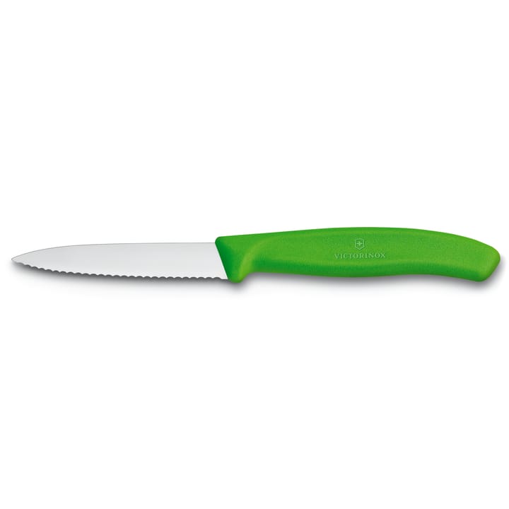 Swiss Classic nóż do warzyw/obierania ząbkowany 8 cm - Zielony - Victorinox