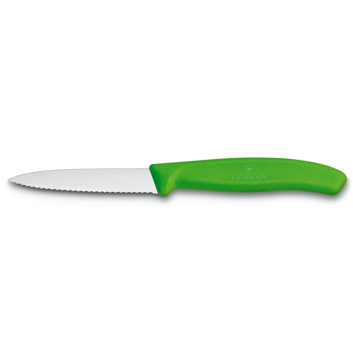 Swiss Classic nóż do warzyw/obierania ząbkowany 8 cm - Zielony - Victorinox