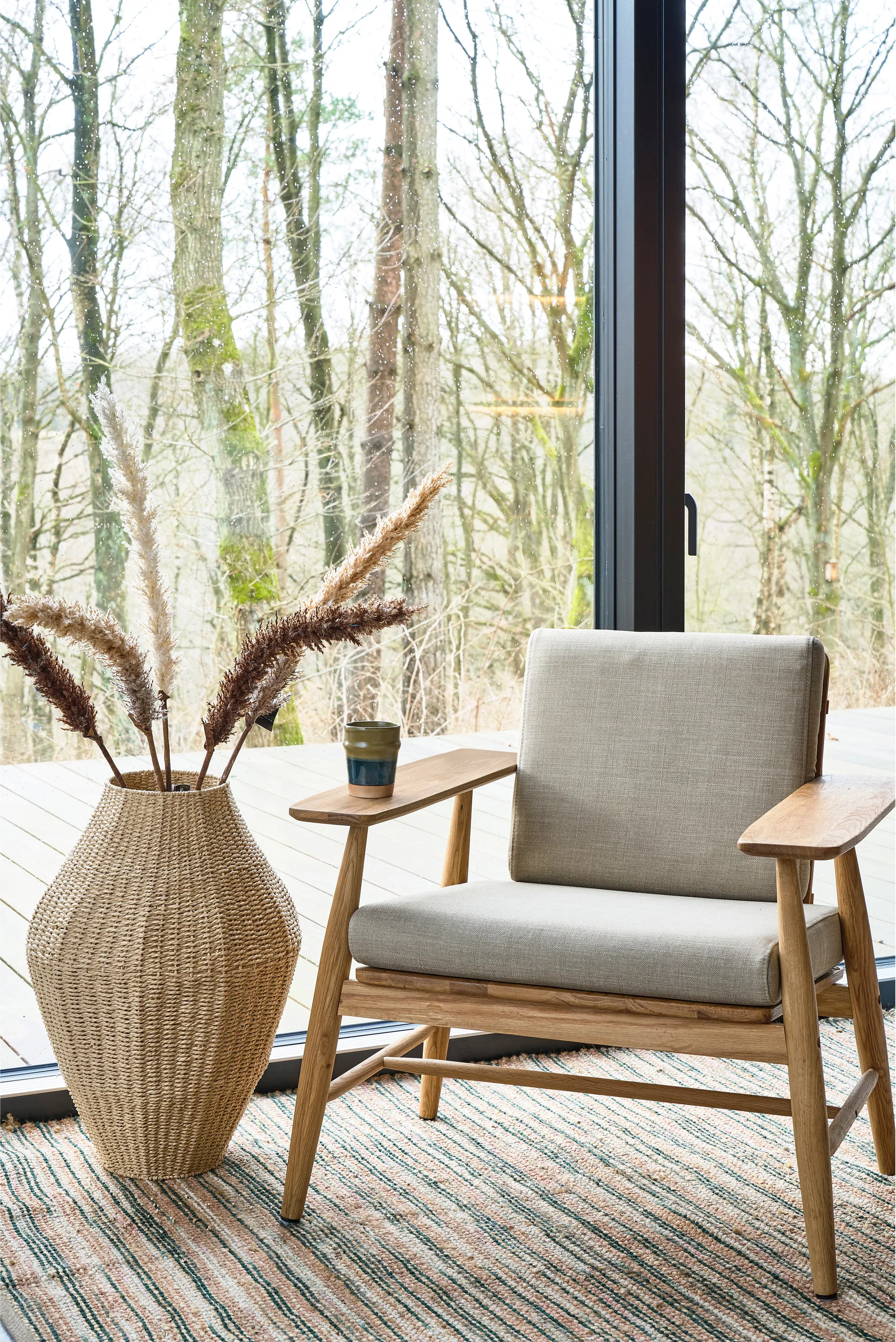 Dywan Vem, Green-nature-pink, 70x250 cm Villa Collection