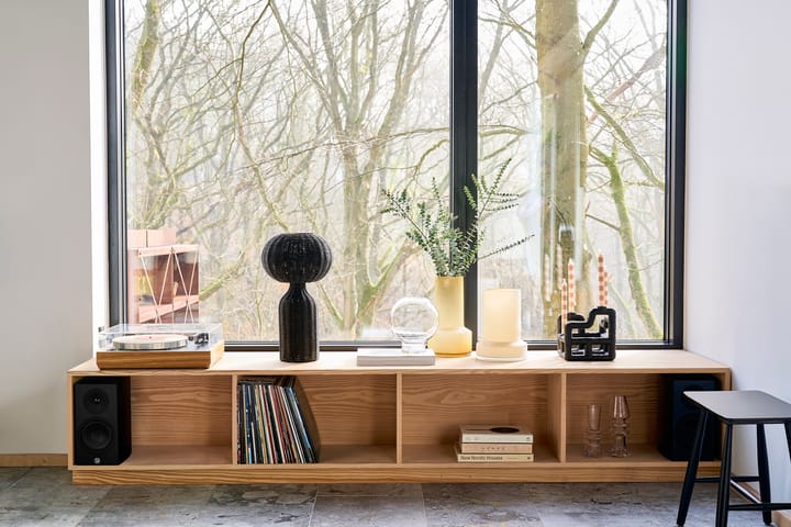 Hvils wazon szklany Ø21 cm, Biały Villa Collection