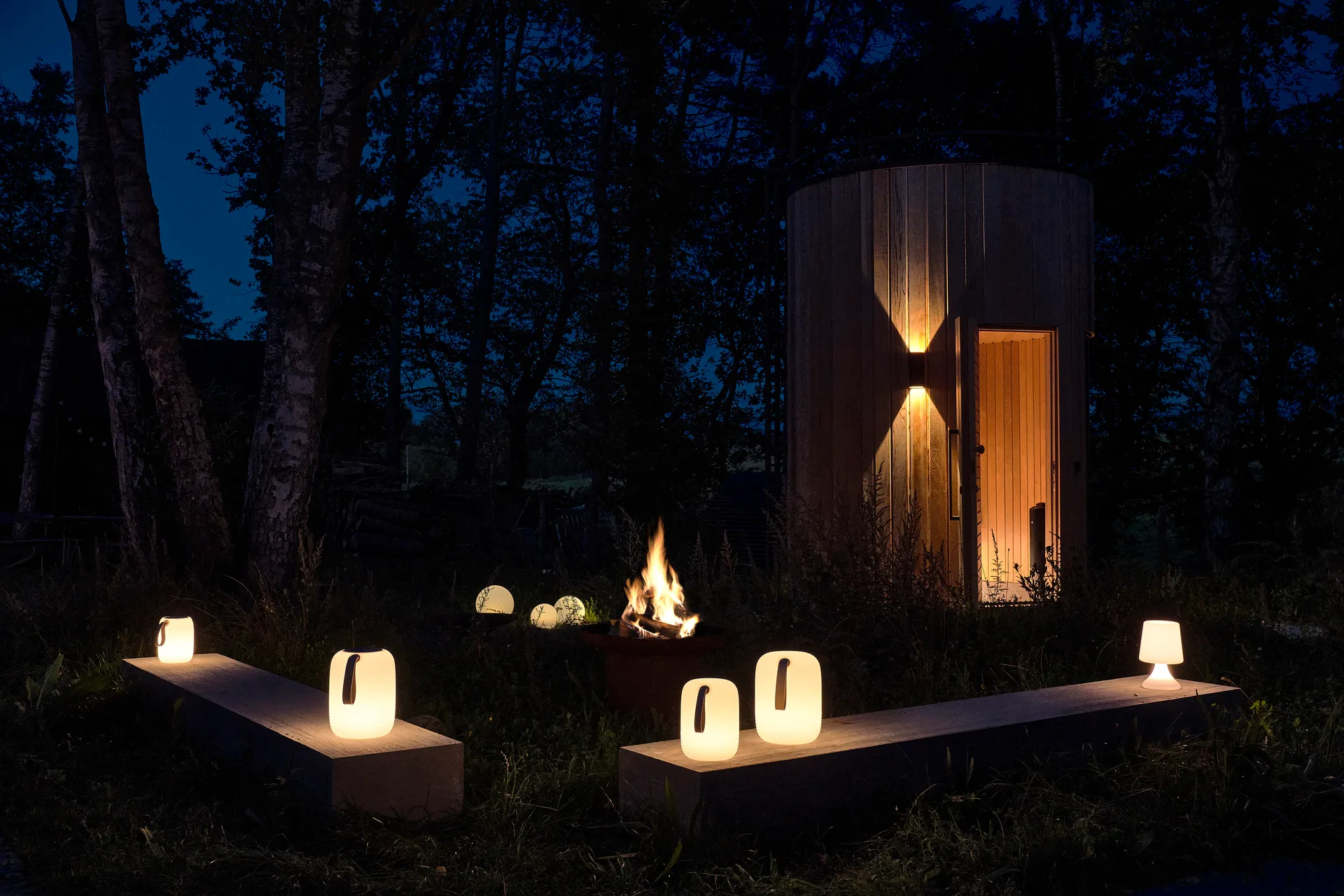 Lampa salonowa Hav Ø21 cm, Biała Villa Collection