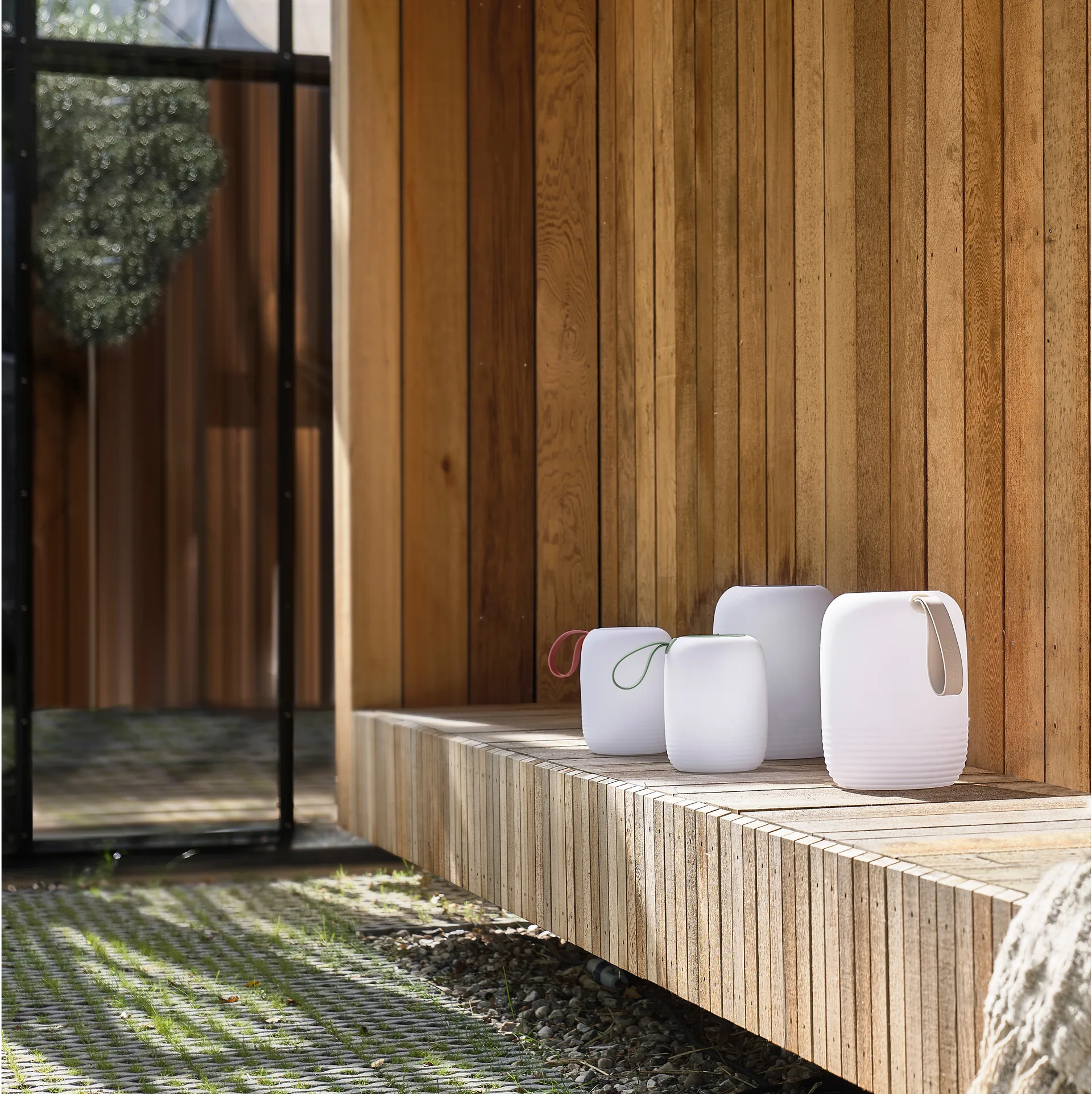 Lampa salonowa przenośny Hav Ø12,5 cm, White-sand Villa Collection