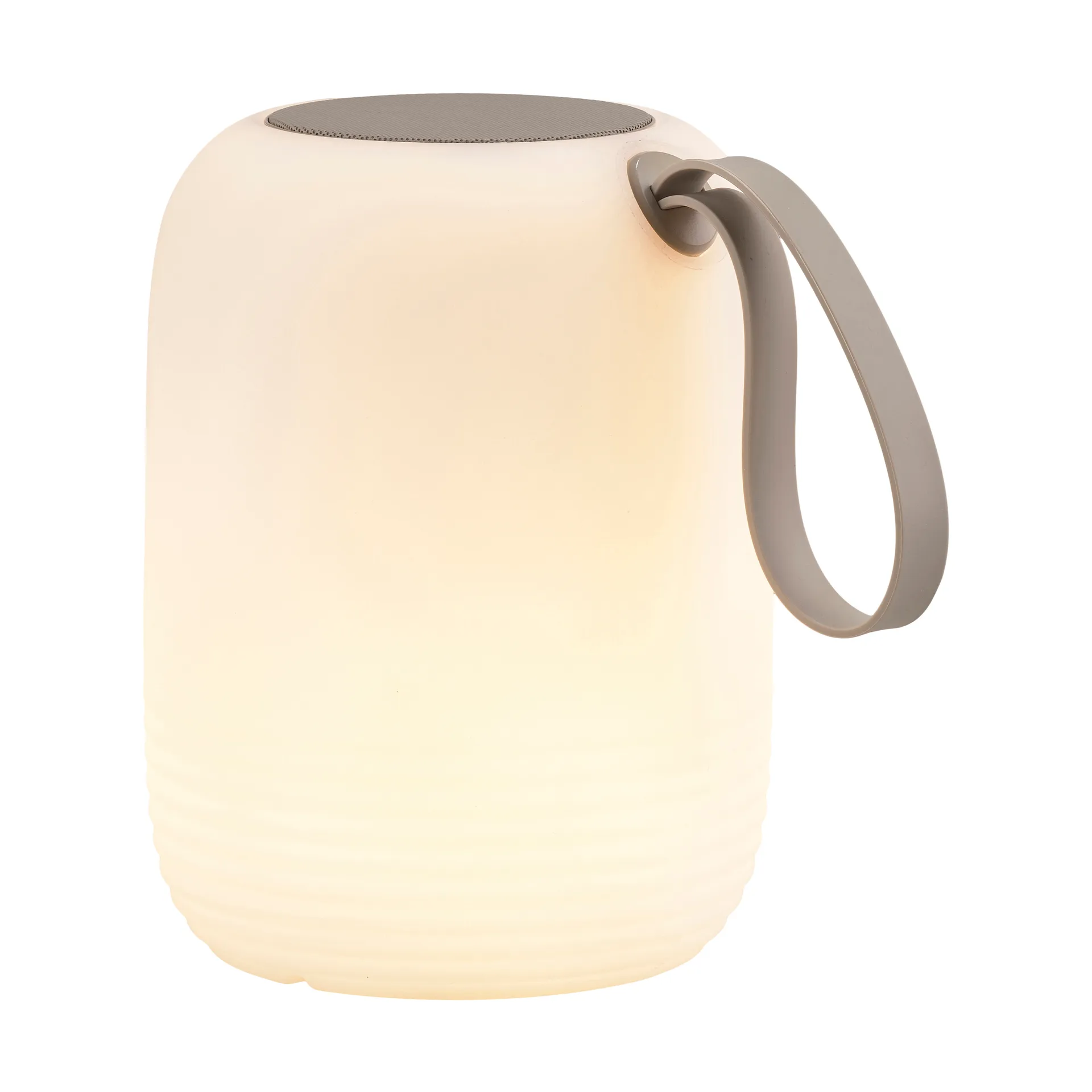 Lampka LED z głośnikiem przenośny Hav Ø12,5 cm, White-sand Villa Collection