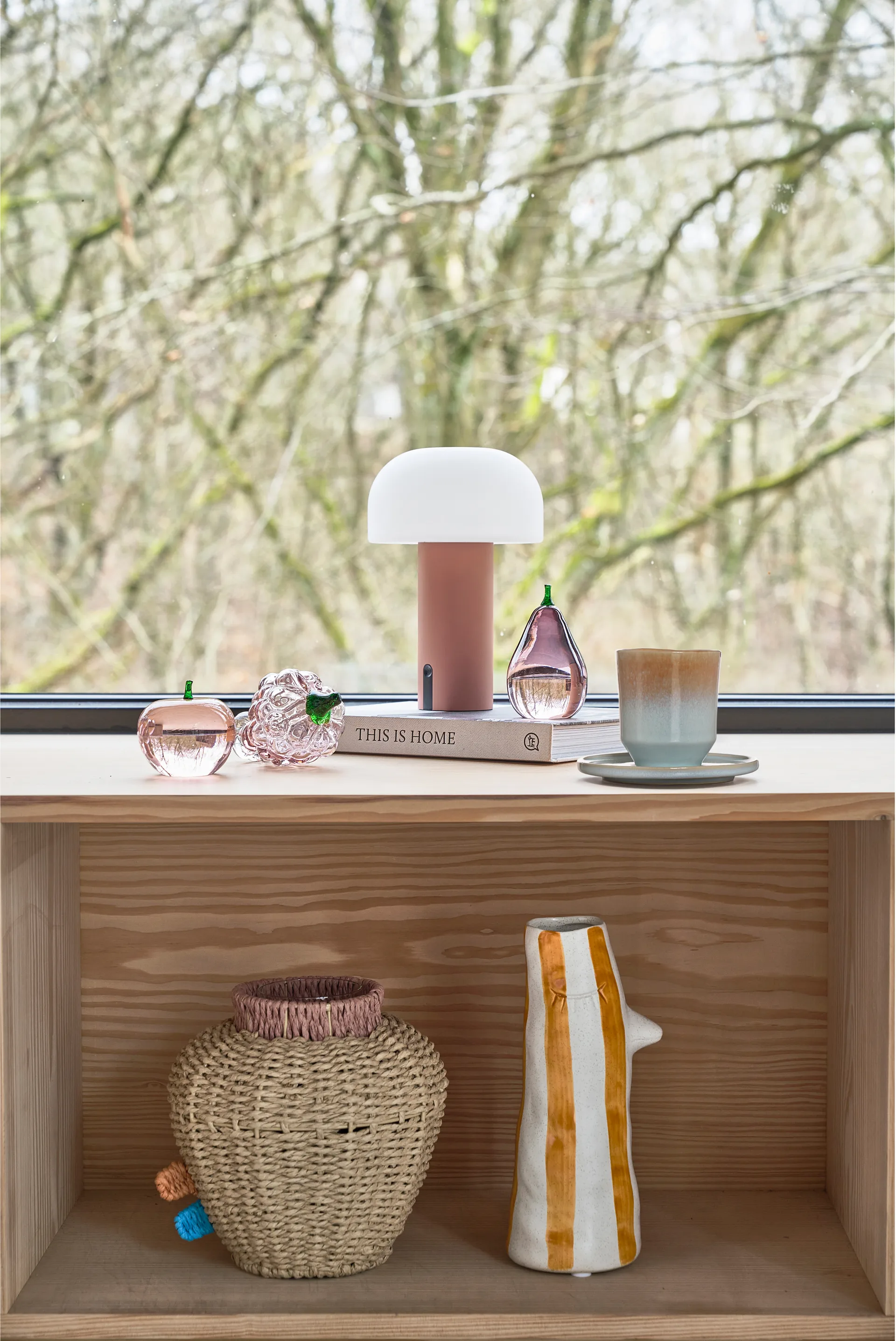 Przenośna lampa LED Styles Ø15 cm, Pink Villa Collection