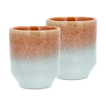 Styles kubek 180 ml, zestaw 2 sztuk - Blue-amber - Villa Collection
