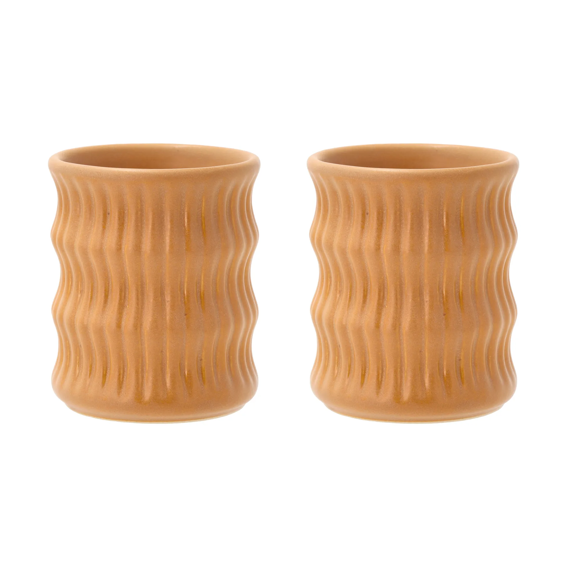 Styles kubek z żłobionym wzorem 300 ml, 2‑pak, Amber Villa Collection