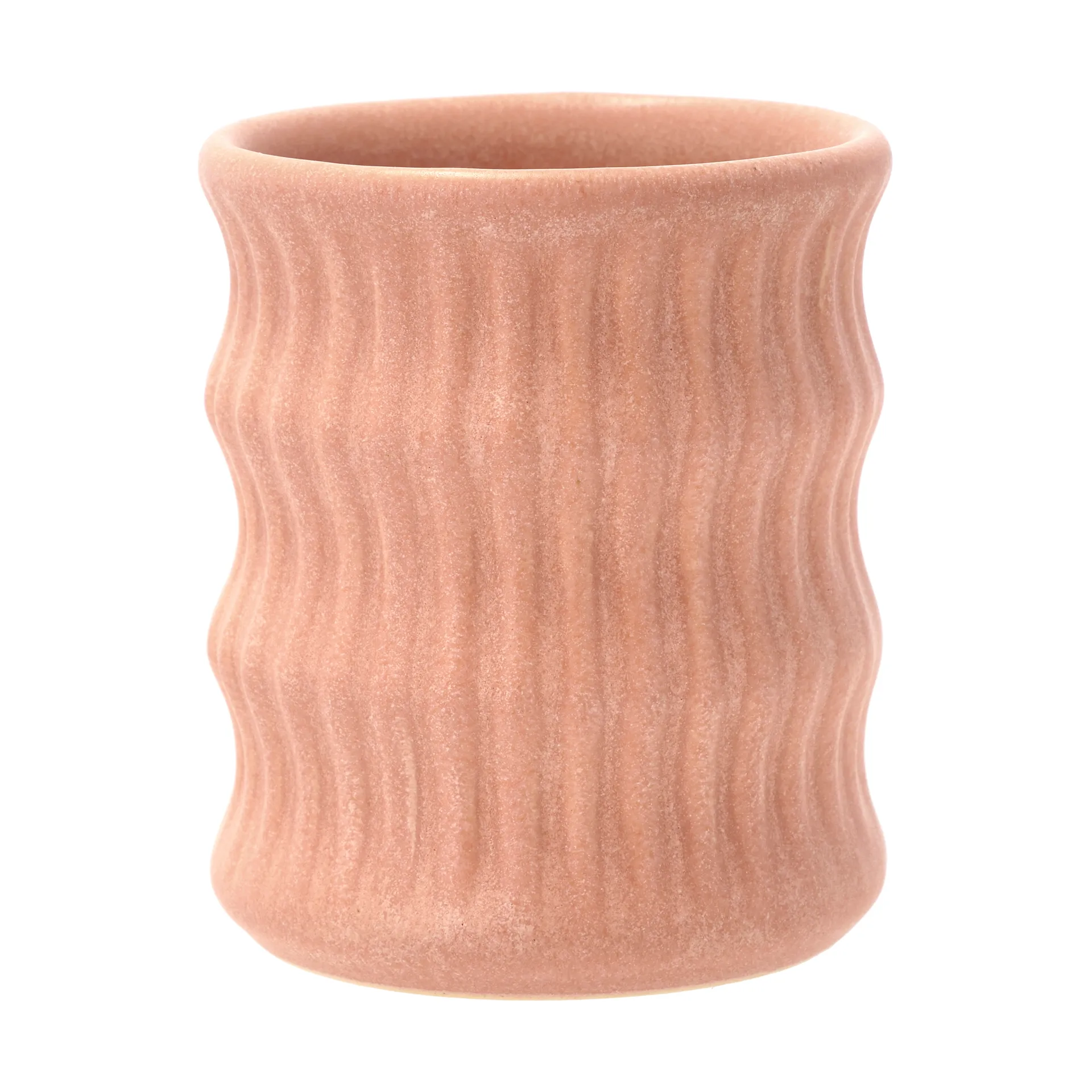 Styles kubek z żłobionym wzorem 300 ml, 2‑pak, Różowy Villa Collection