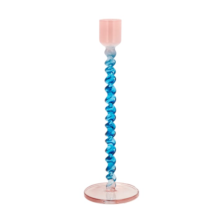 Świecznik Styles 20,3 cm - Blue-pink - Villa Collection