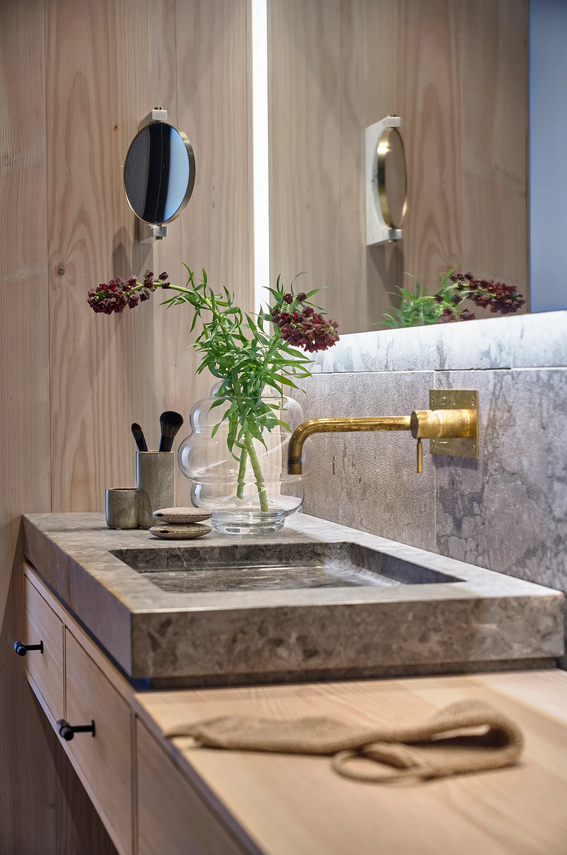 Wazon Bubble Ø25 cm, Przezroczysty Villa Collection