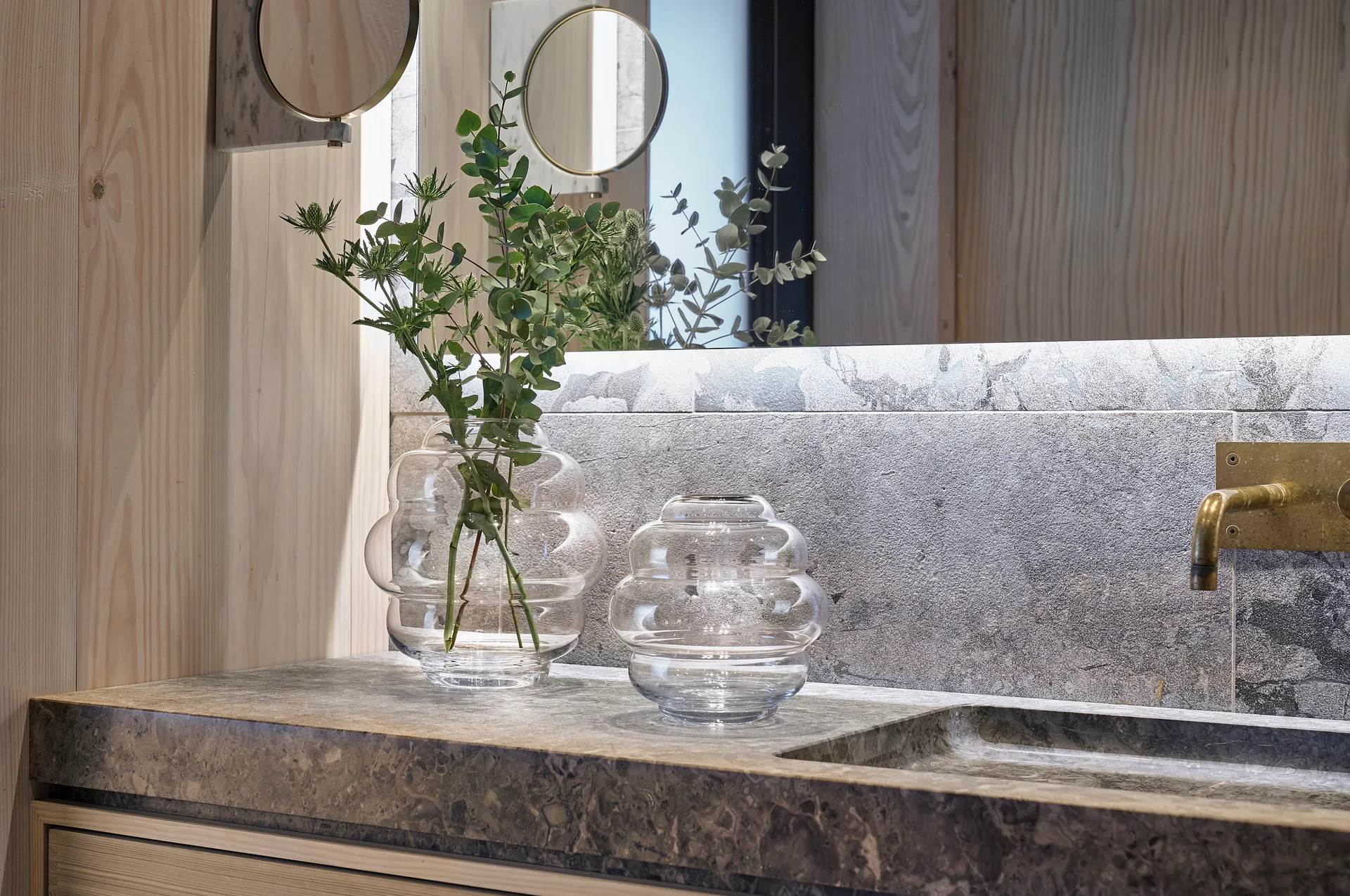 Wazon Bubble Ø25 cm, Przezroczysty Villa Collection