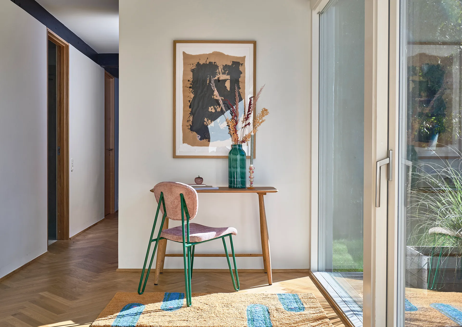 Wazon Styles Ø14,5x36 cm, Green Villa Collection