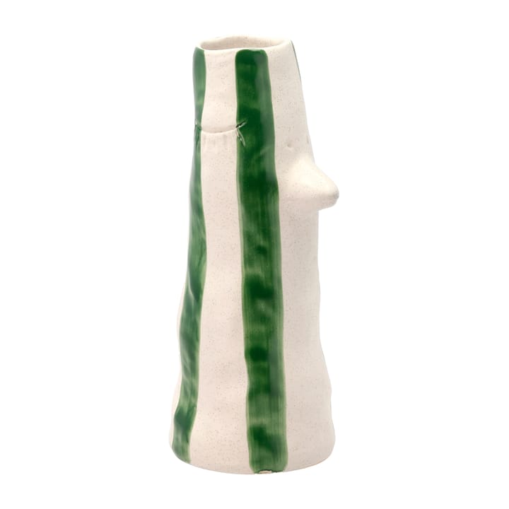 Wazon z dziobem i rzęsami Styles 26 cm - Green - Villa Collection