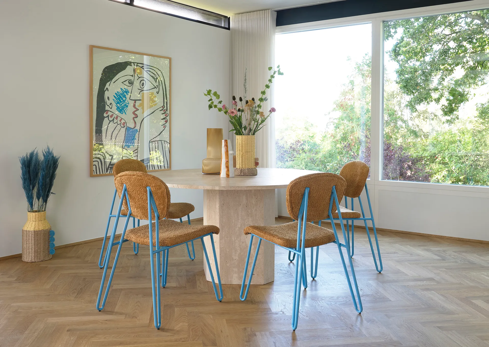 Wazon z dziobem i rzęsami Styles 34 cm, Brown Villa Collection