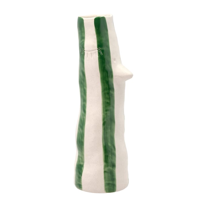 Wazon z dziobem i rzęsami Styles 34 cm - Green - Villa Collection