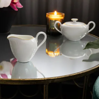 Anmut Gold dzbanek na mleko 200 ml, Biały Villeroy & Boch