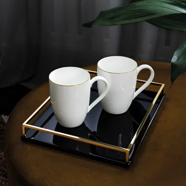Anmut Gold kubek 350 ml, Biały Villeroy & Boch