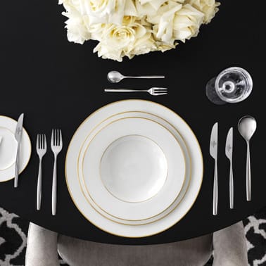 Anmut Gold talerz głęboki, Biały Villeroy & Boch