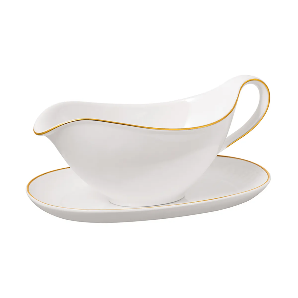 Château Septfontaines sosjerka z talerzykiem 260 ml, Biały-złoty Villeroy & Boch