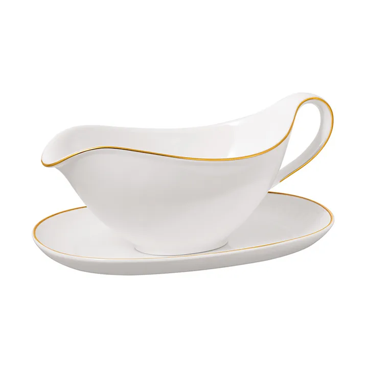 Château Septfontaines sosjerka z talerzykiem 260 ml - Biały-złoty - Villeroy & Boch