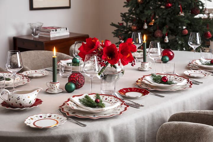 Dzbanek na sos z talerzykiem Toy’s Delight 50 cl, Biało-czerwony. Villeroy & Boch