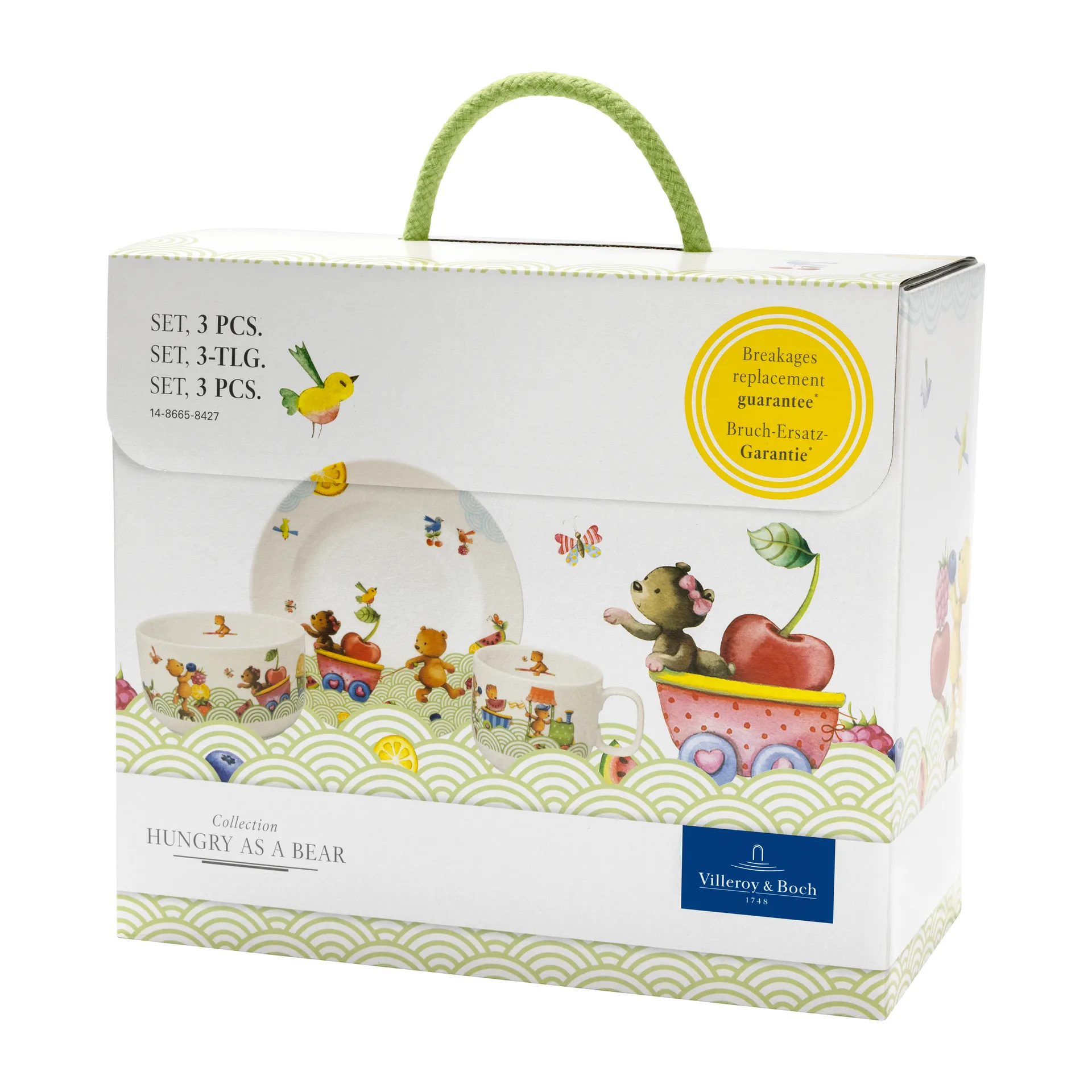 Dziecięca zastawa stołowa Hungry as a Beaar, 3 elementy Villeroy & Boch