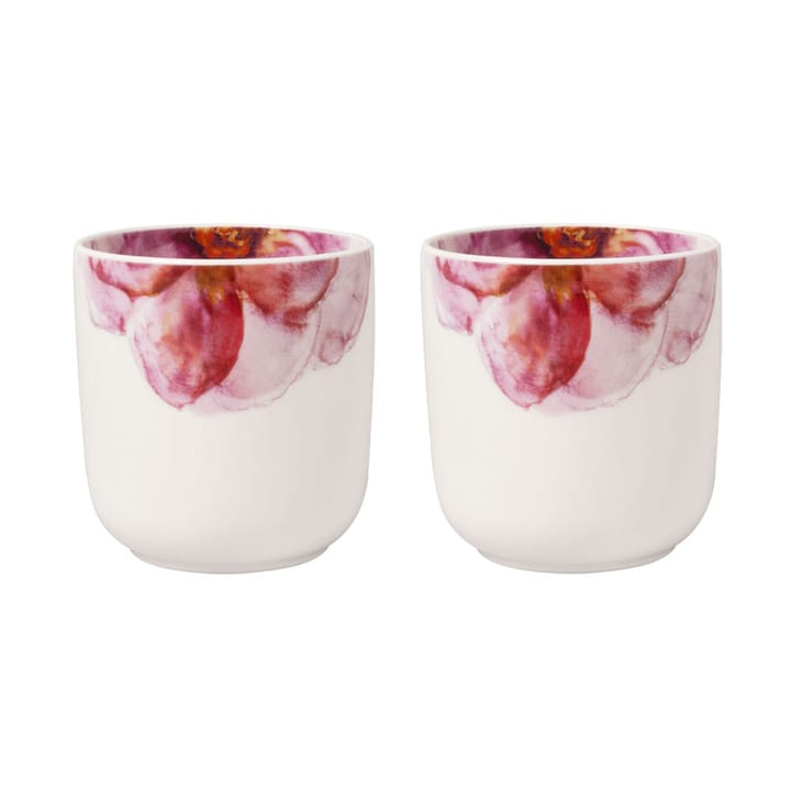 Filiżanka Rose Garden 290 ml 2 szt. - Biały - Villeroy & Boch