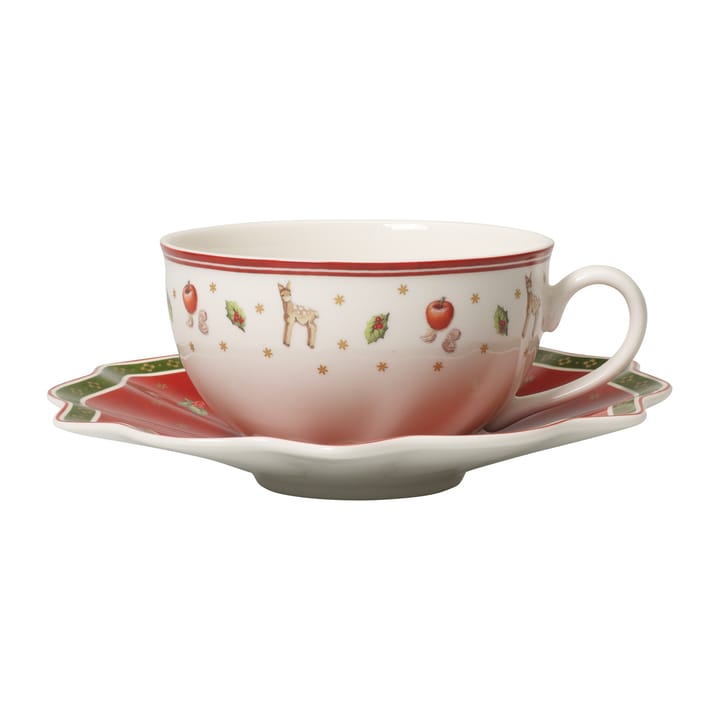 Filiżanka ze spodkiem Toy's Delight 30 cl, Biało-czerwony Villeroy & Boch