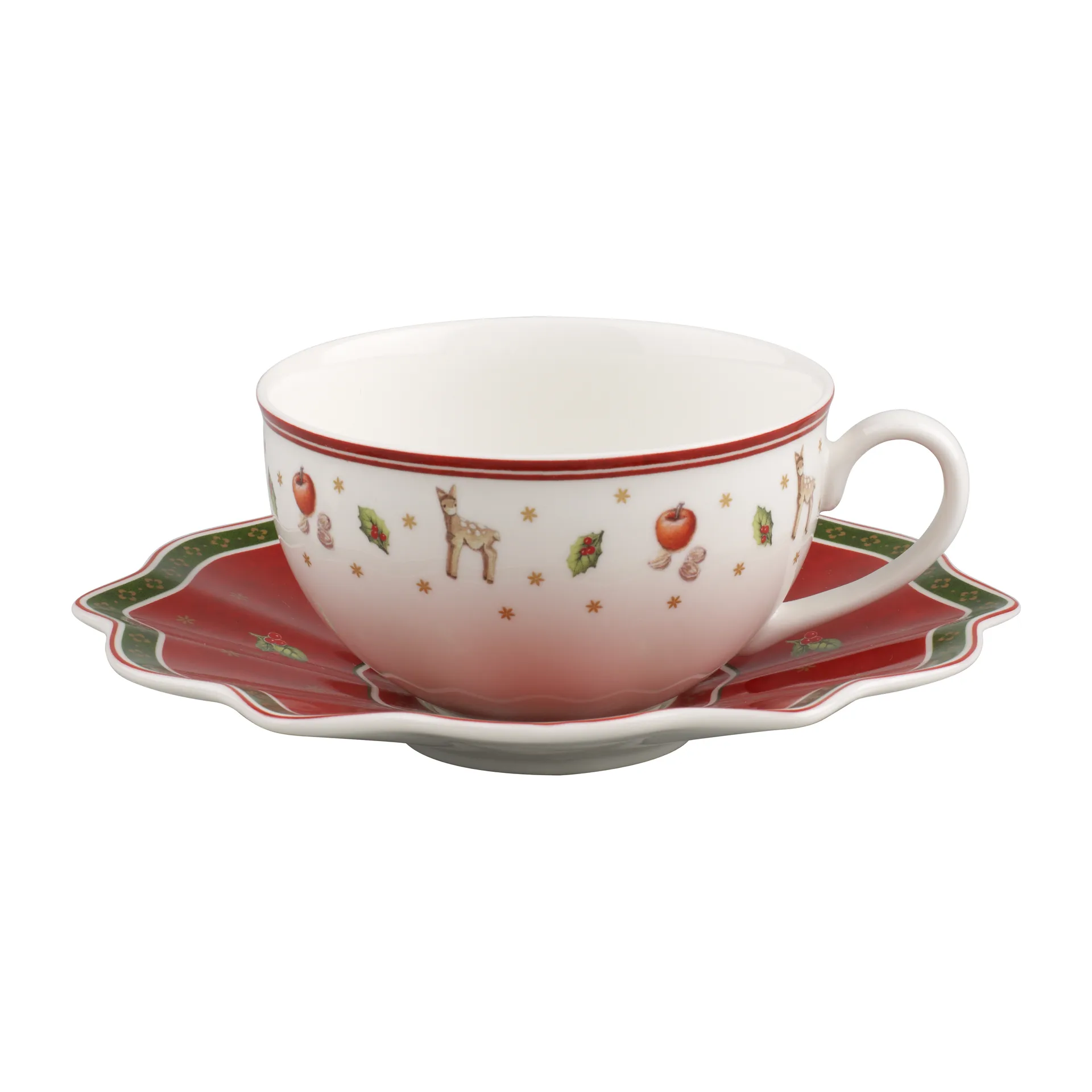 Filiżanka ze spodkiem Toy's Delight 30 cl, Biało-czerwony Villeroy & Boch